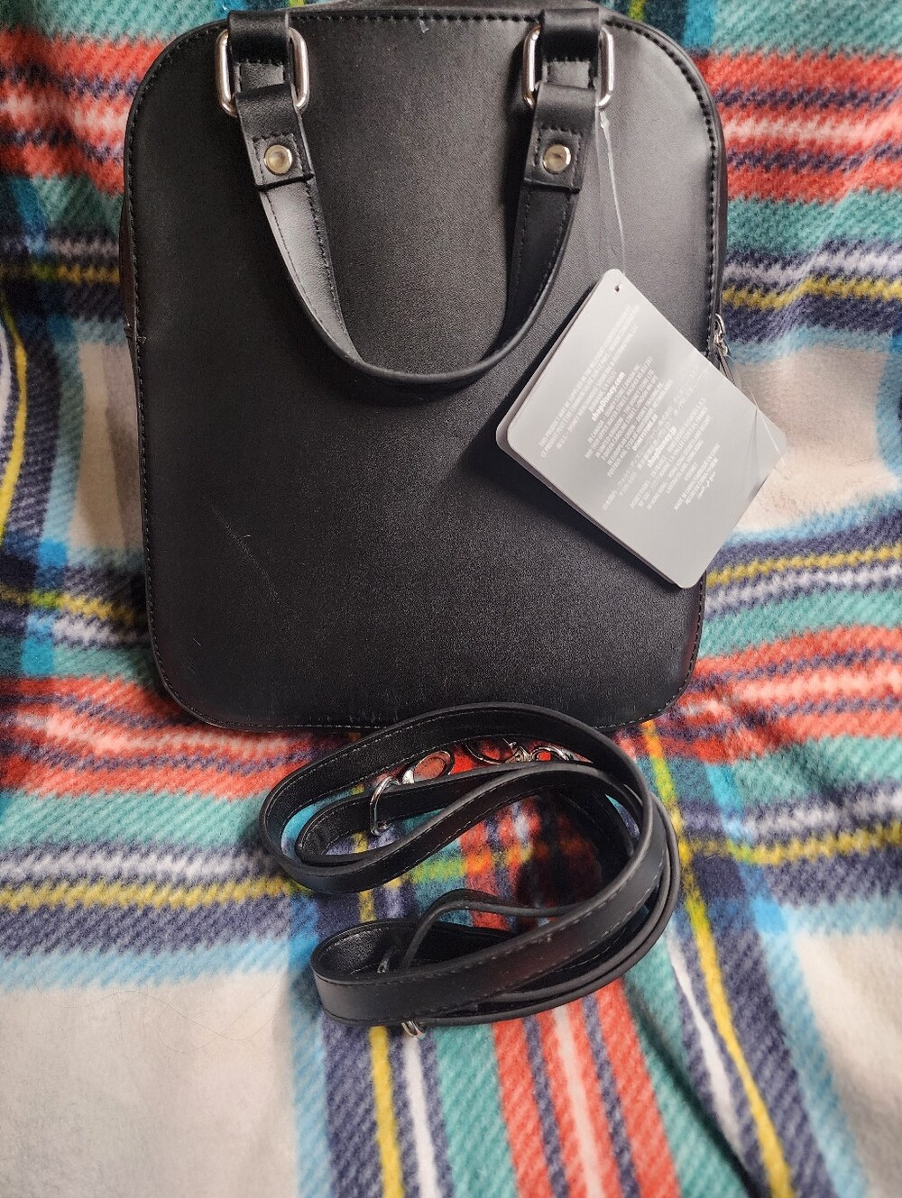 Disney Madame Leota Black Embossed Messenger Bag with Purple and Green Accents - Picture 3 of 3
